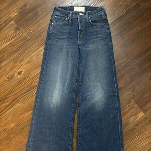 Mother High Waist Wide Leg Jeans Size 23 Women’s High-Rise Denim Pants